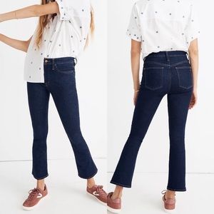 Madewell Petite Cali Demi Boot Jeans Lucille Wash